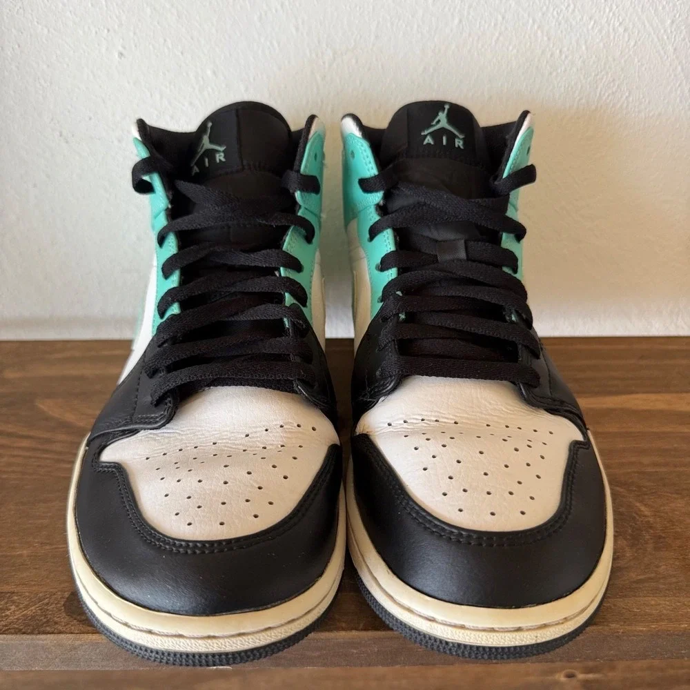 Nike Air Jordan 1 Mid Tropical Twist Sneakers Mens Size 10.5 554724-132